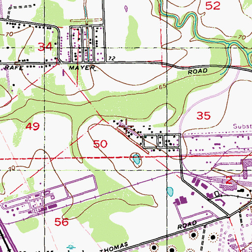 Topographic Map of Harvest Time Ministries, LA
