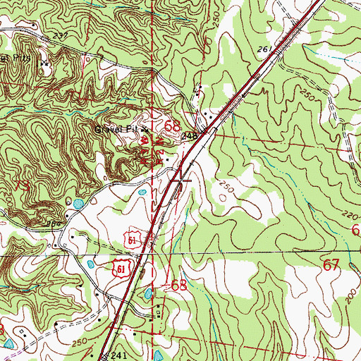Topographic Map of First Pentecostal Church, LA