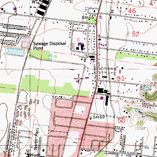 Topographic Map of Fresh Anointing Ministries, LA