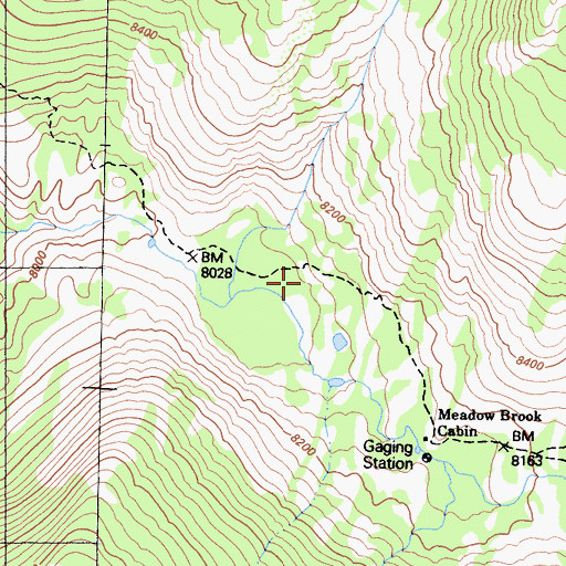 Topographic Map of Fleming Creek, CA