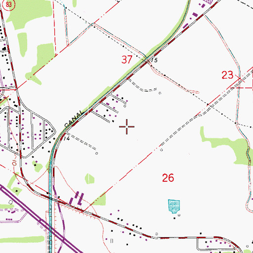 Topographic Map of Glorious Church Worship Center, LA