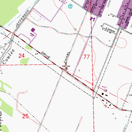 Topographic Map of Interfaith Fellowship Church, LA
