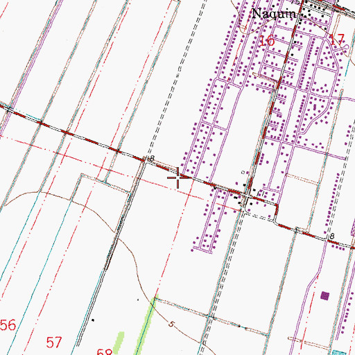 Topographic Map of Joy Fellowship Ministries, LA