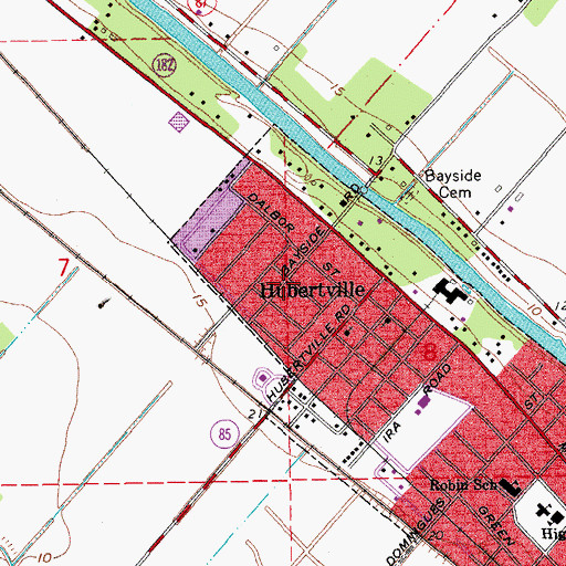 Topographic Map of Jubilee Nation Ministries, LA