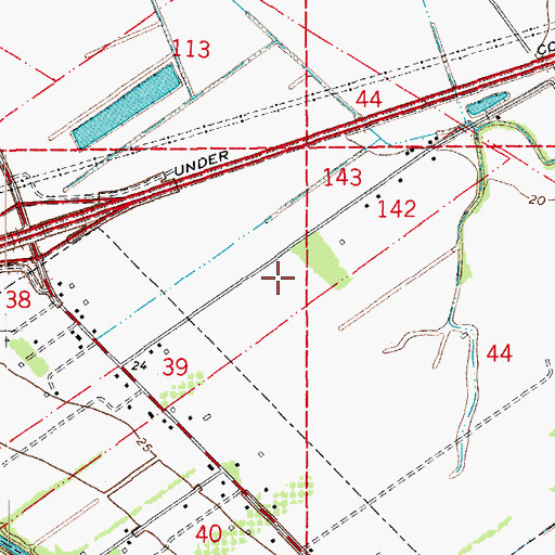 Topographic Map of Kingdom Hall of Jehovahs Witnesses, LA