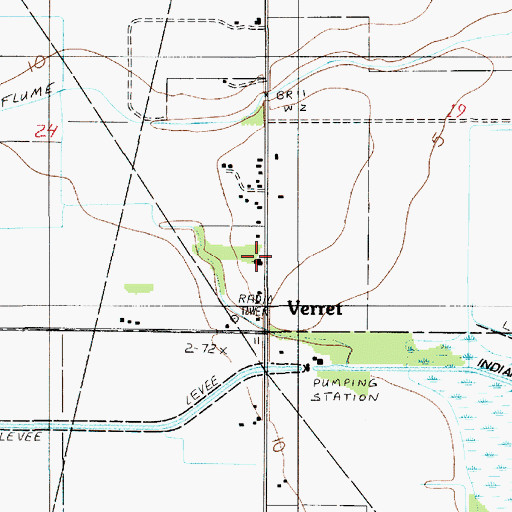 Topographic Map of Lambert Chapel Christian Methodist Episcopal Church, LA