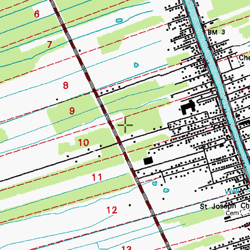 Topographic Map of Lighthouse Worship Center, LA