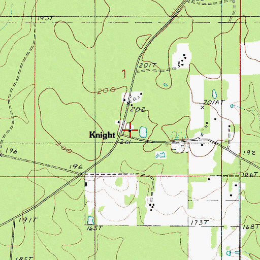 Topographic Map of Mount Carmel Baptist Church, LA