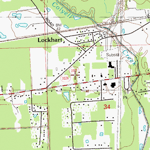 Topographic Map of Remnant of God Church of God in Christ, LA