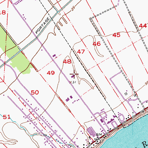 Topographic Map of New Life Worship Center, LA
