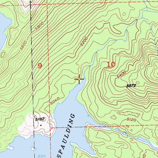 Topographic Map of Fordyce Creek, CA