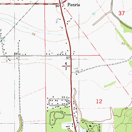 Topographic Map of North Eunice Baptist Mission Church, LA