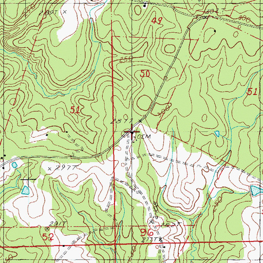 Topographic Map of Saint Paul Missionary Baptist Church, LA