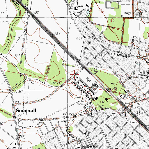 Topographic Map of Total Recovery Ministry, LA