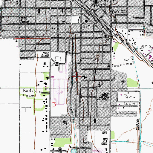 Topographic Map of Union Baptist Church Family Life Center, LA