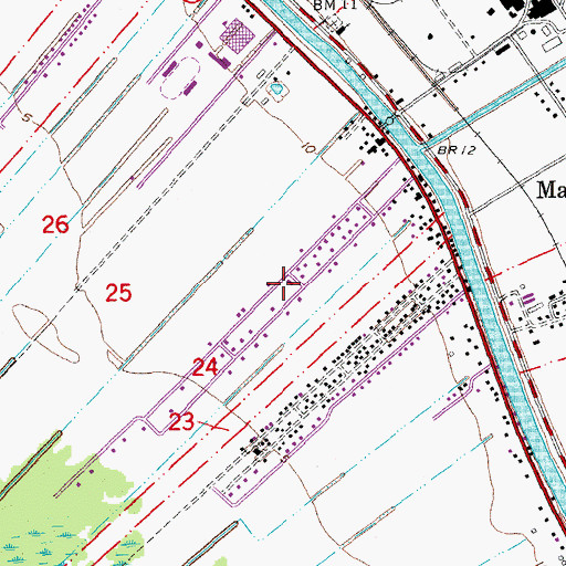 Topographic Map of United Pentecostal Church, LA