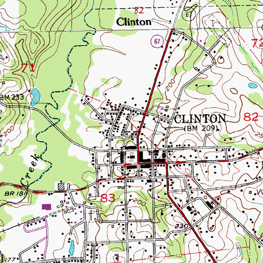 Topographic Map of Unity of Love Outreach, LA
