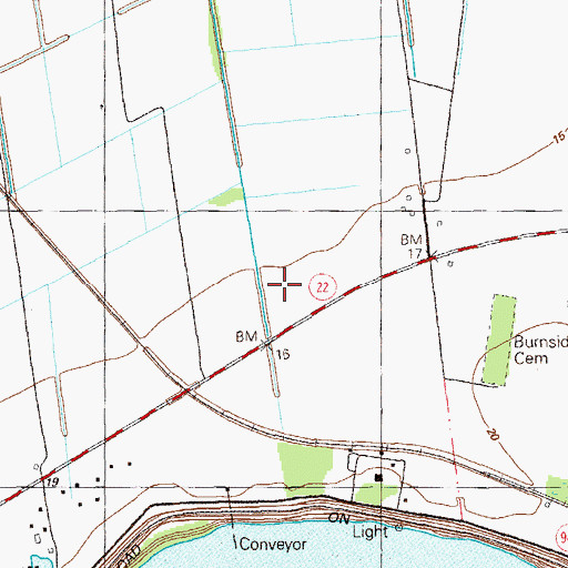 Topographic Map of Word of Life Christian Center, LA