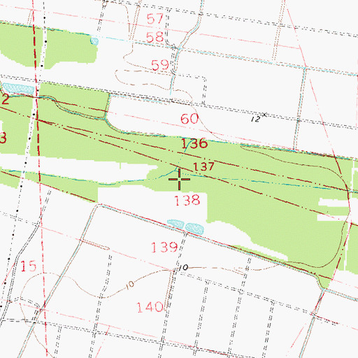 Topographic Map of No Problem Raceway Park, LA