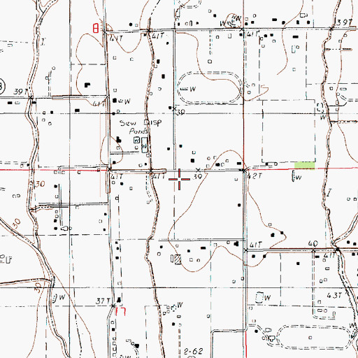 Topographic Map of Countryside Mobile Home Park Wastewater Treatment Facility, LA