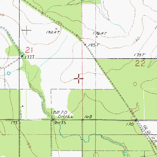 Topographic Map of DeRidder Wastewater Treatment Plant, LA