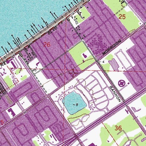 Topographic Map of Ligget Pumping Station, LA