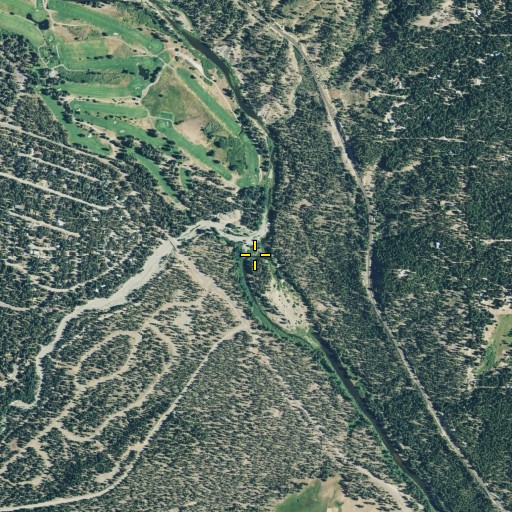 Aerial/Satellite Image of Frazier Creek, CA