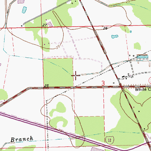 Topographic Map of West Saint Tammany Regional Sewage Treatment Plant, LA