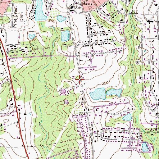 Topographic Map of Vidalia Fire Department Station 1 Headquarters, GA