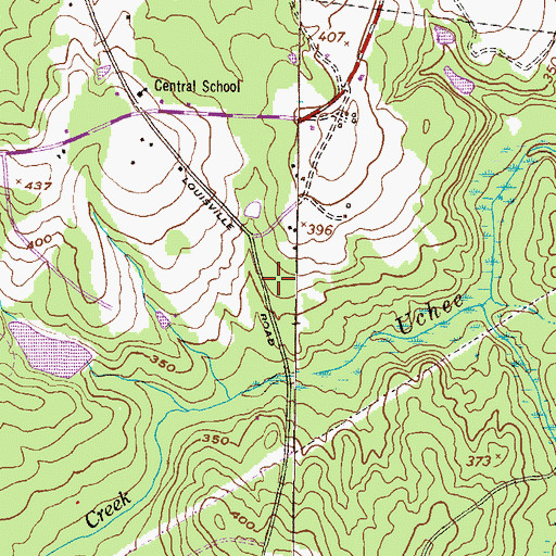 Topographic Map of Martinez - Columbia Fire Rescue Station 9, GA