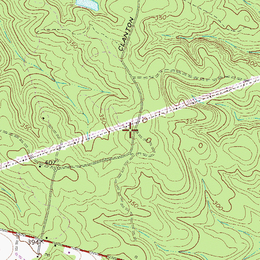 Topographic Map of Martinez - Columbia Fire Rescue Station 6, GA