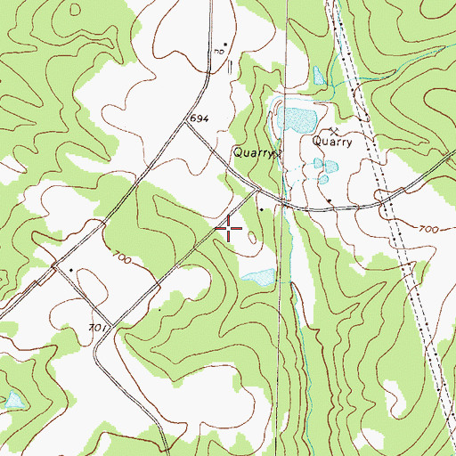 Topographic Map of Morgan County Fire Rescue Department Station 12, GA