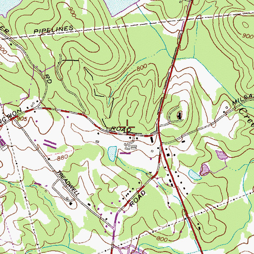 Topographic Map of Georgia Forestry Commission Clarke - Oconee Office, GA