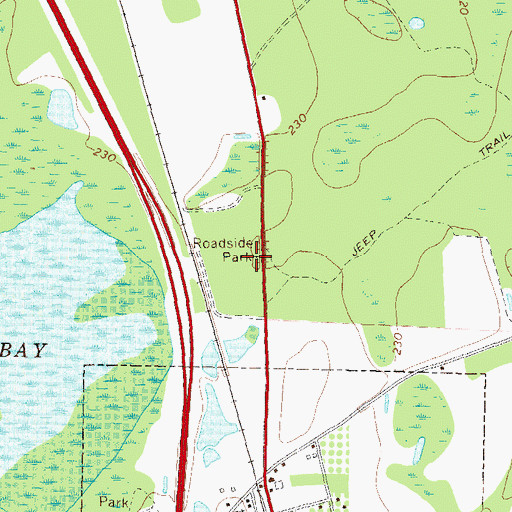 Topographic Map of Cecil Volunteer Fire Department, GA