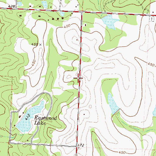 Topographic Map of Crisp County Fire Department Station 02, GA