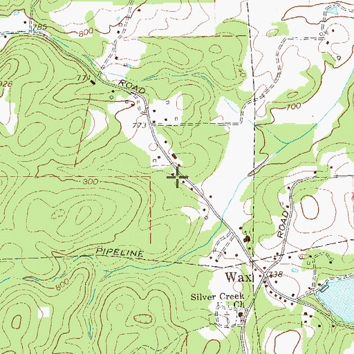 Topographic Map of Rome - Floyd County Fire Department Station 10, GA