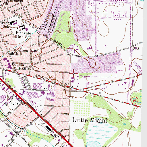 Topographic Map of Valdosta Fire Department Station 3, GA