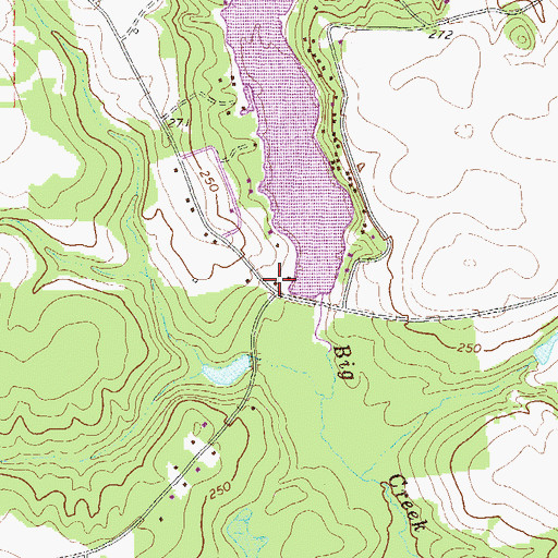 Topographic Map of Laurens County Fire Department Station 6 Buckeye, GA