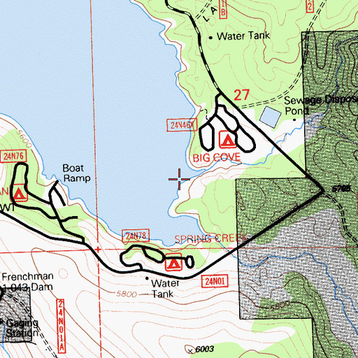 Topographic Map of Galeppi Creek, CA