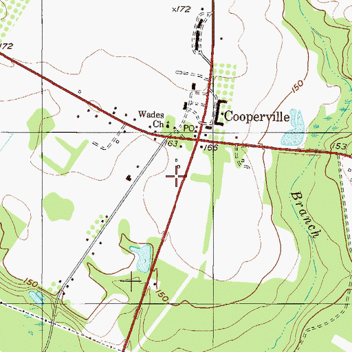 Topographic Map of Screven County Fire Department Station 3, GA