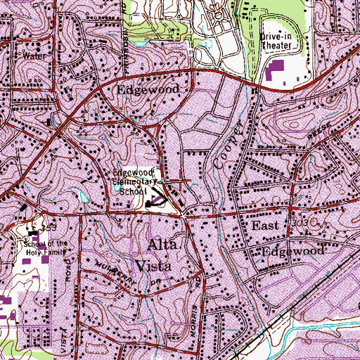 Topographic Map of Columbus Fire and Emergency Medical Services Station 9, GA