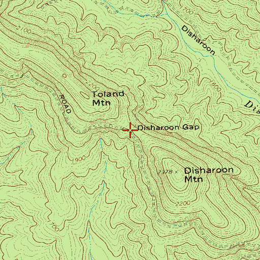 Topographic Map of Big Canoe Fire Department Station 4, GA