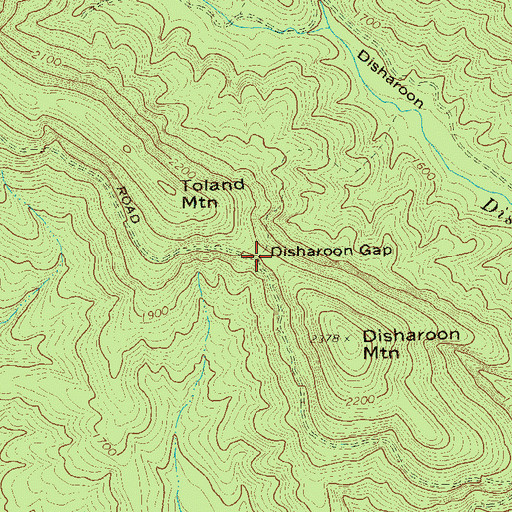 Topographic Map of Big Canoe Fire Department Station 4, GA