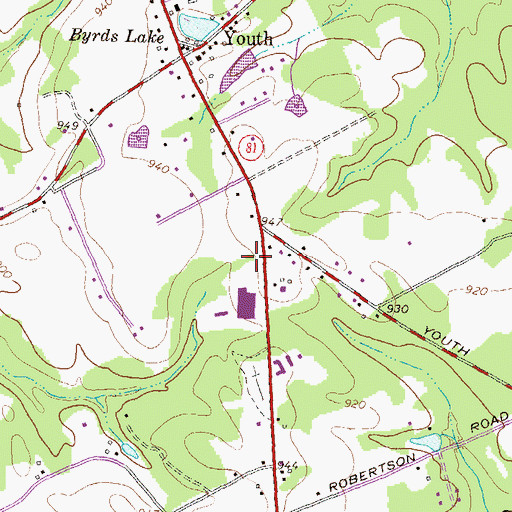 Topographic Map of Walton County Fire Rescue Department Station 12, GA
