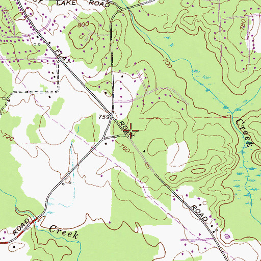 Topographic Map of Henry County Fire Department Station 11, GA