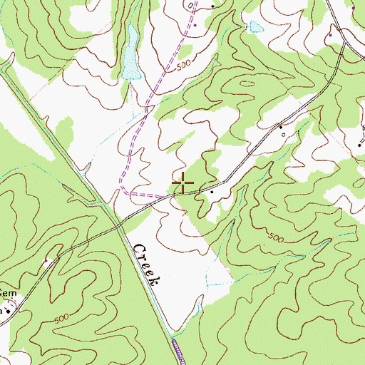 Topographic Map of Morgan County Fire Rescue Department Station 14, GA