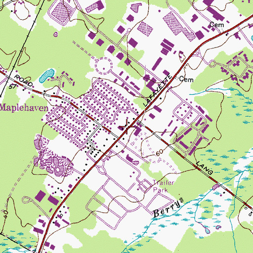 Topographic Map of City of Portsmouth Fire Department Station 2, NH