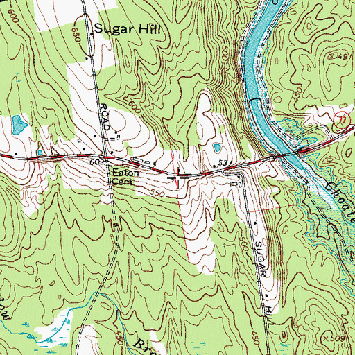 Topographic Map of Weare Fire Department East Station, NH