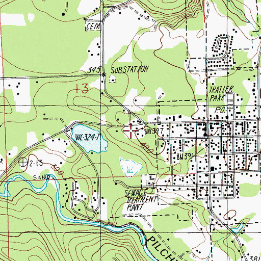 Topographic Map of Creative Kids Preschool and Daycare Center, WA