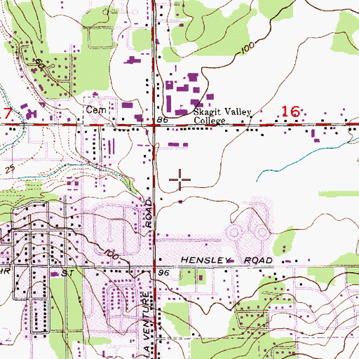 Topographic Map of Washington State Migrant Council Mount Vernon Child Development Center, WA